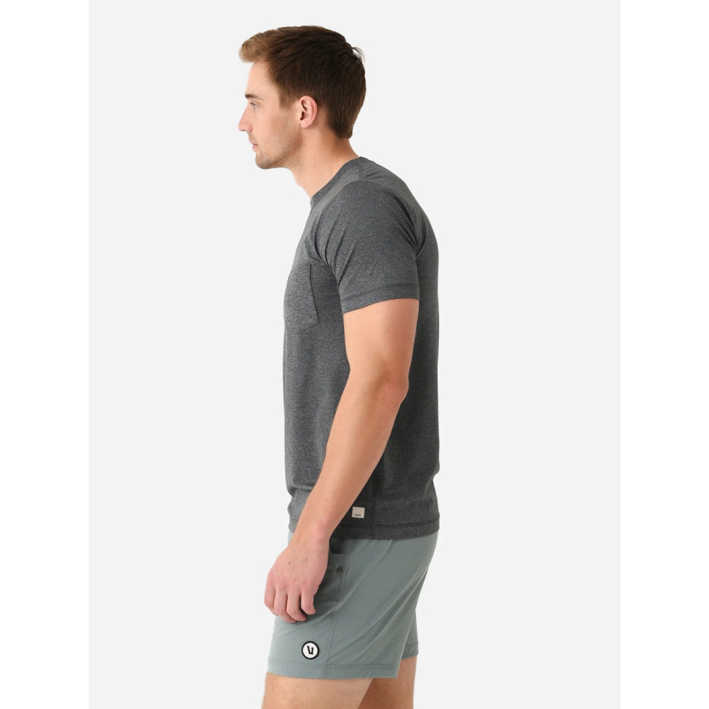 VUORI Tradewind Performance Tee GRAY Short Sleeve DRI-FIT Active T-Shirt MENS XL - Picture 3 of 10